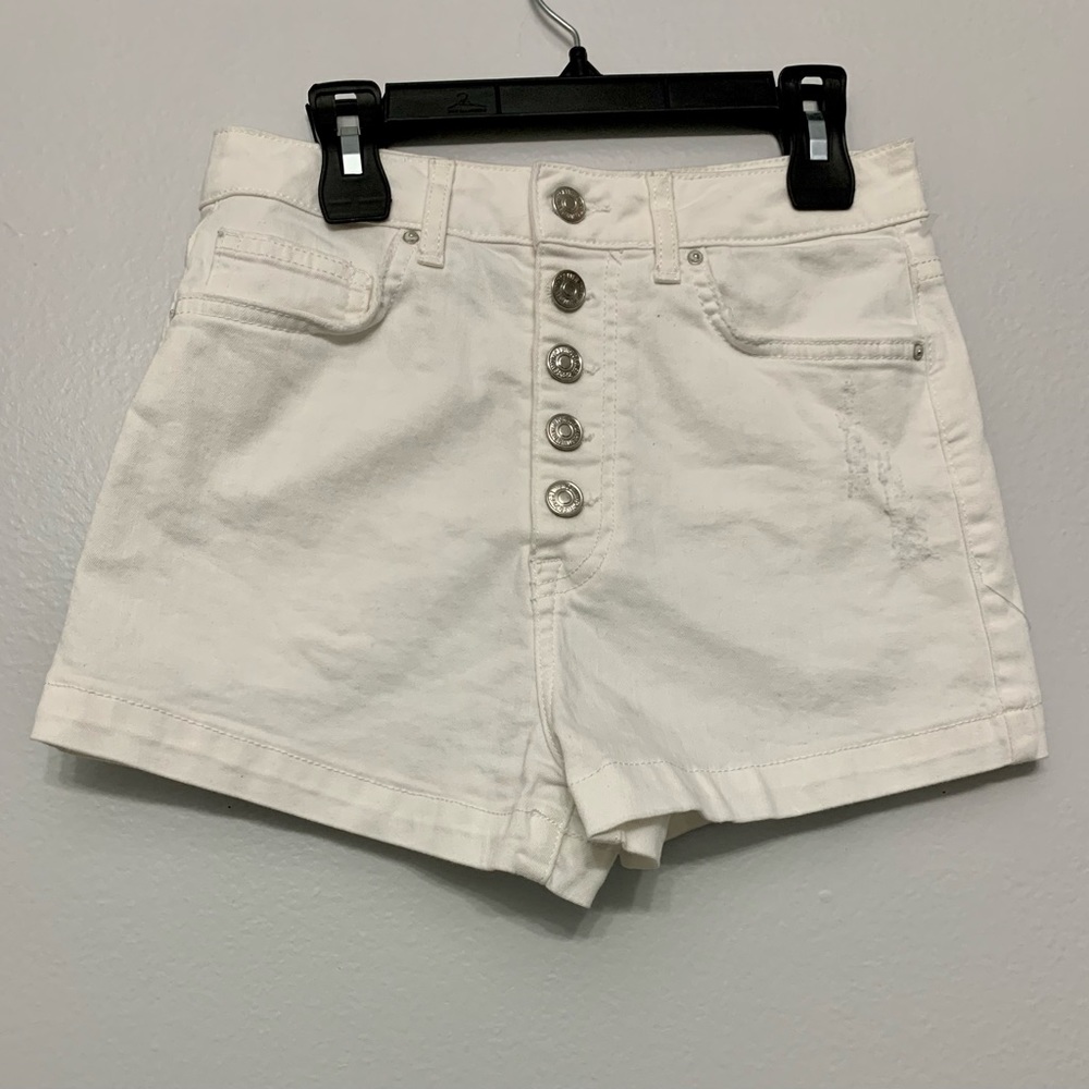 Forever 21 High Rise Denim Shorts Sz 26